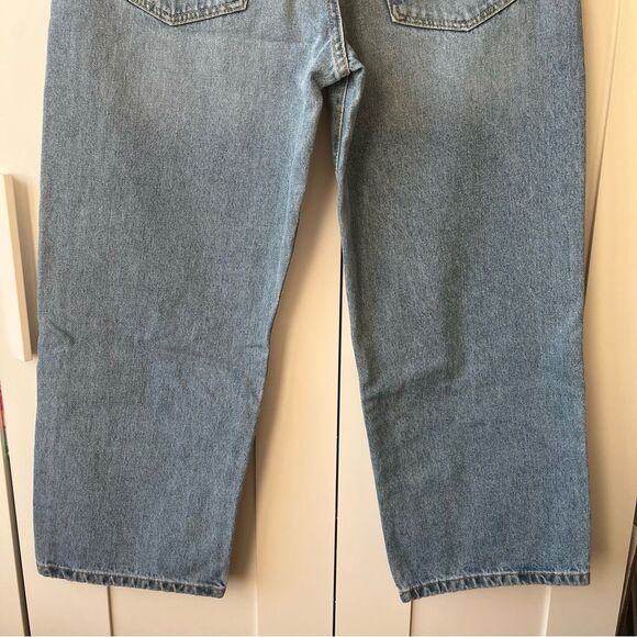 Anthropologie Etica Altin Loose Crop Ithaca Distressed Ripped Jeans Size 29 NWT - Picture 12 of 15